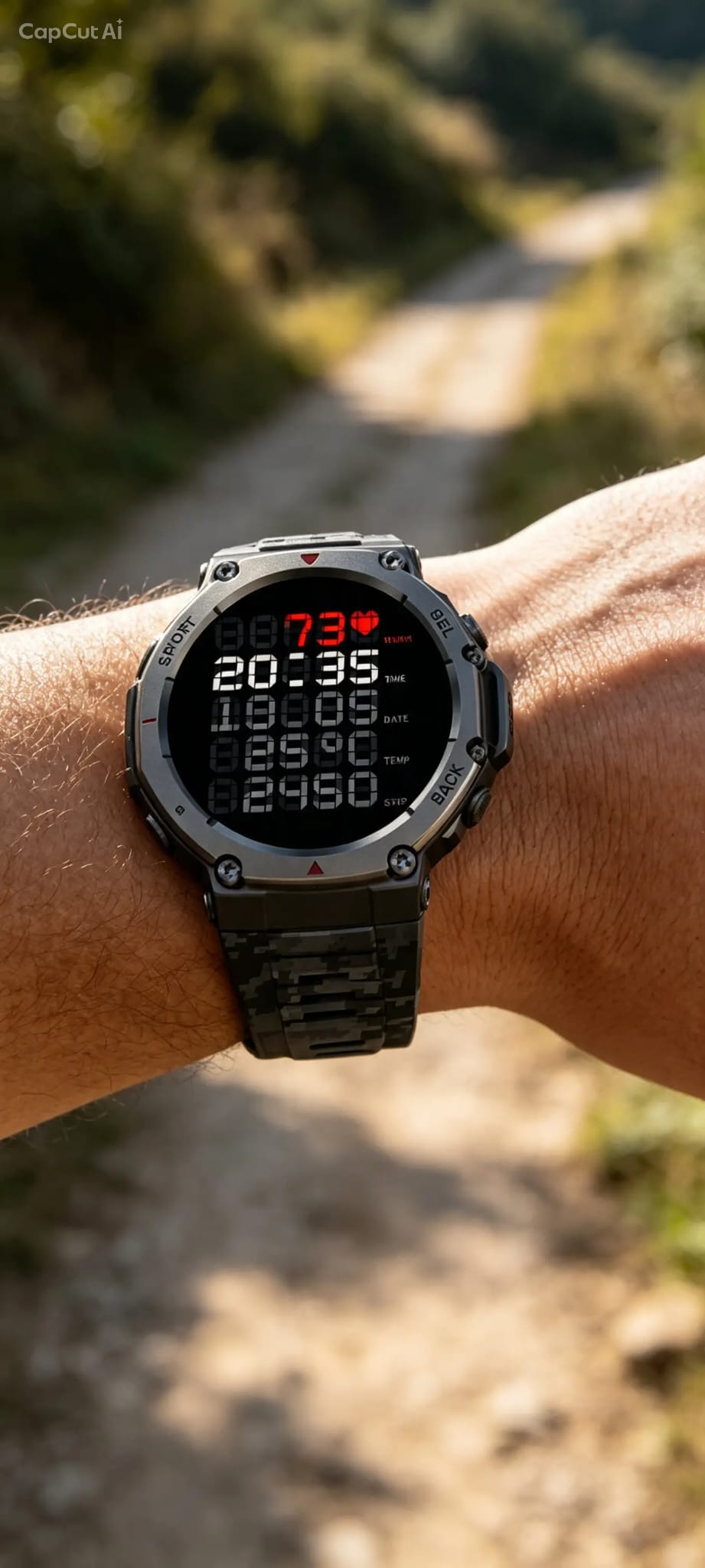 REX – prémiové chytré hodinky s AMOLED, GPS a Bluetooth voláním, 5 ATM