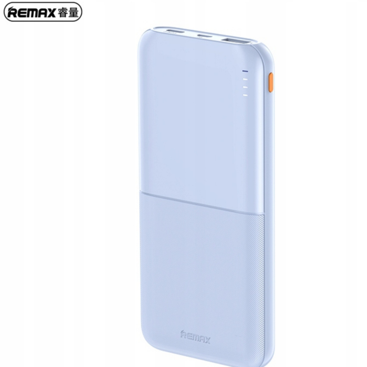 REMAX Lango2 Powerbanka 10000 mAh – ultra tenká, rychlé nabíjení 2.4A, USB-C, Lila