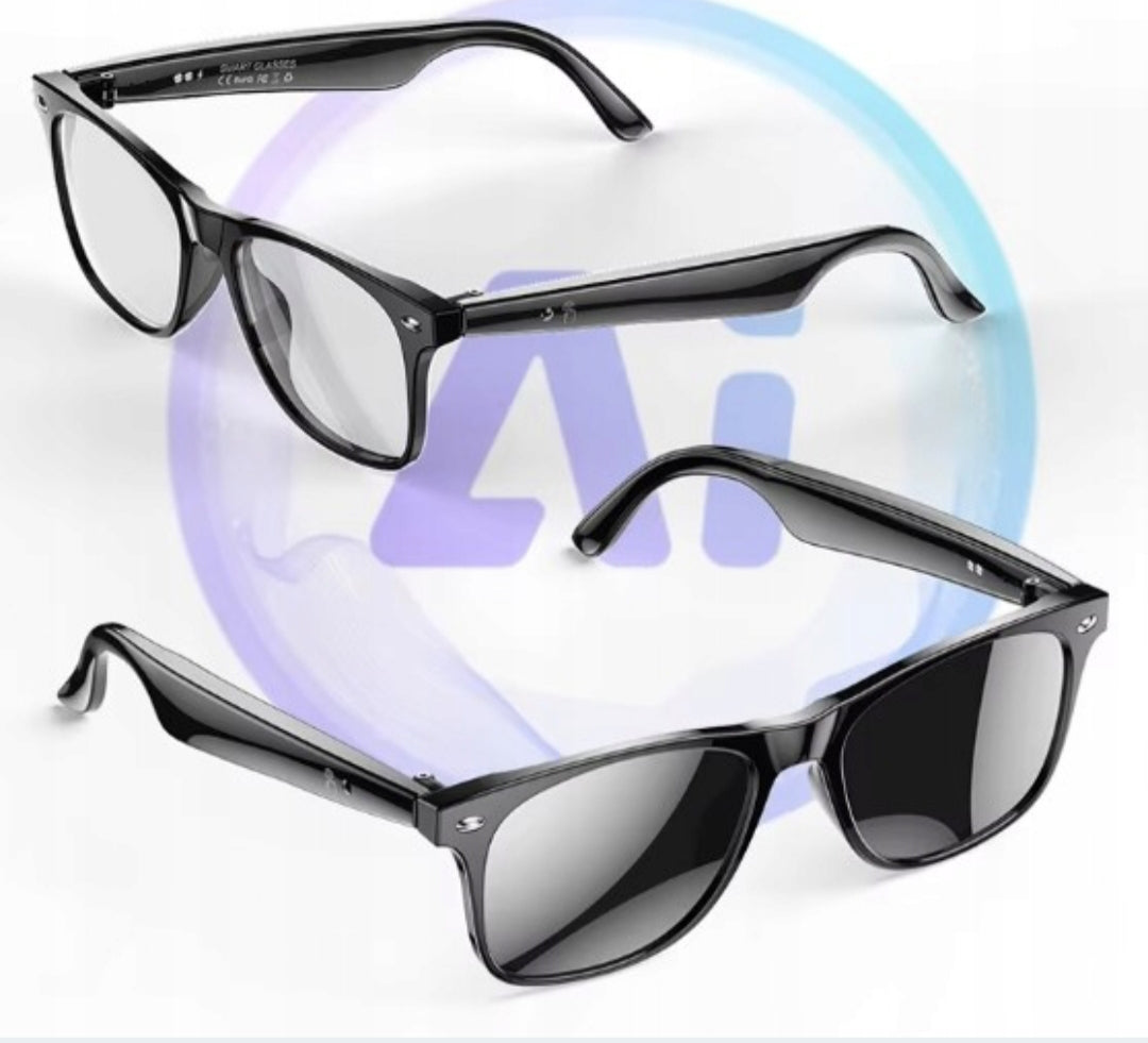 🕶️ Chytré brýle W100 Transparent – HD Wi-Fi, překlad v reálném čase (163 jazyků)