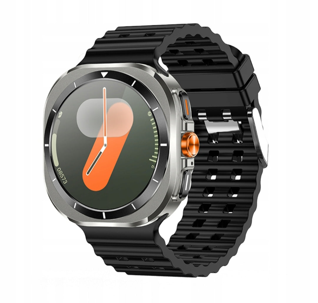 Chytré hodinky 777 Ultra s AMOLED displejem  , Bluetooth hovory, 2 řemínky